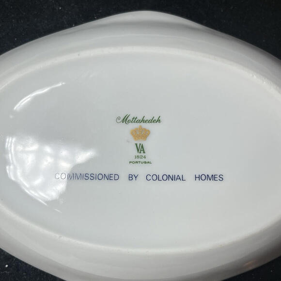 Mottahedeh Oval Serving Dish Cozinha Vehla Vista Alegre Portugal - Picture 2 of 10
